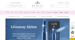 Desktop Screenshot of beautykaufhaus.de