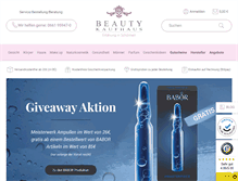 Tablet Screenshot of beautykaufhaus.de